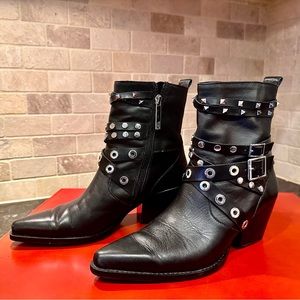Women’s Heeled Boots w/ Studs